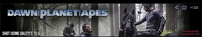 Planet of the Apes shot using 3ality's TS-5