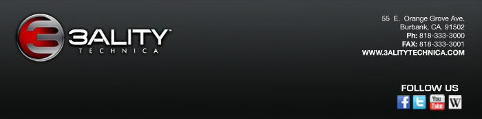 Visit the NEW Support Page on 3ality Technica